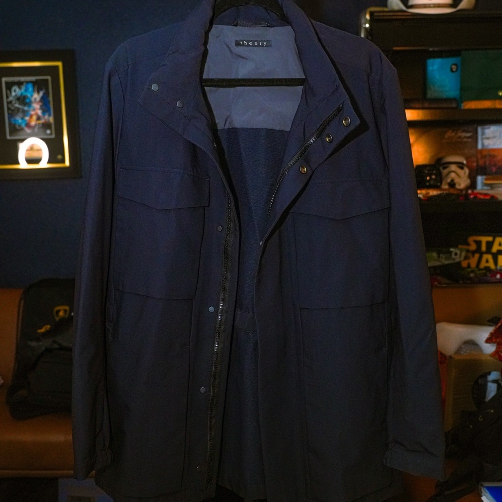 Theory women’s Dark Blue Military Jacket